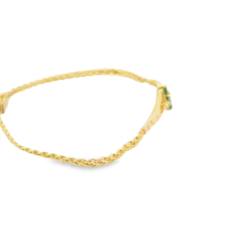 Emerald and Diamond Bracelet