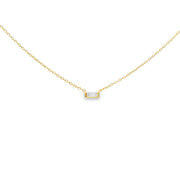 Diamond Baguette Pendant