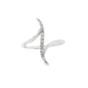 Diamond Wave Ring