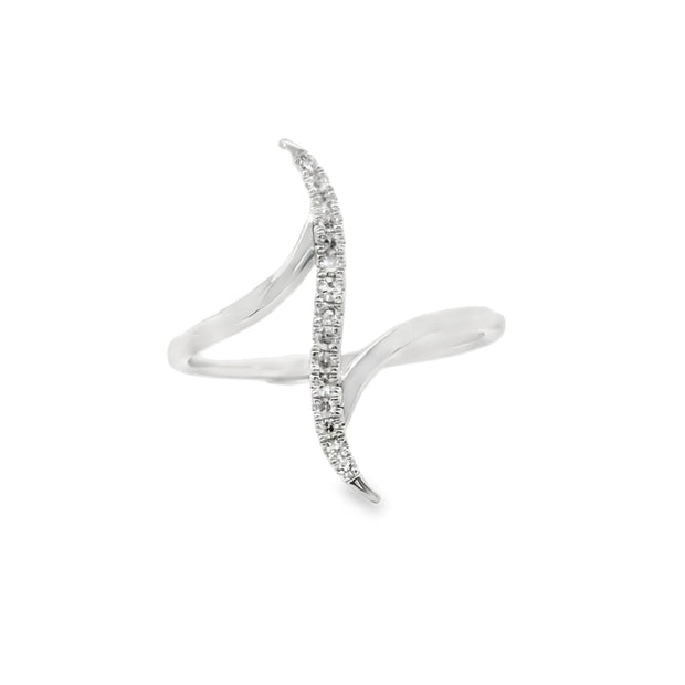Diamond Wave Ring