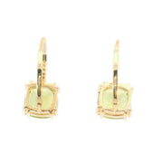 Drop Earrings with Peridot and Diamonds