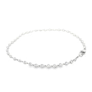 1 Carat Diamond Bezel Tennis Bracelet