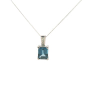 Blue Topaz Pendant