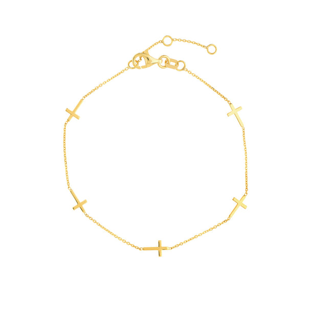 Cross Station Bracelet