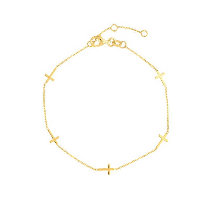 Cross Station Bracelet