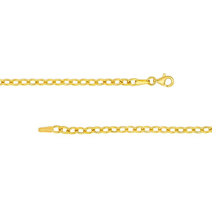 Graduated Open Link Necklace