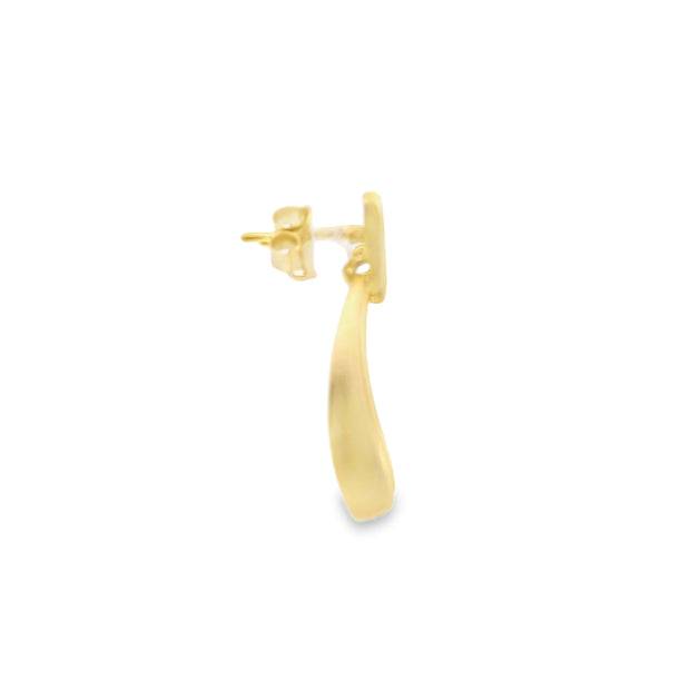 Vermeil Freeform Drop Earrings