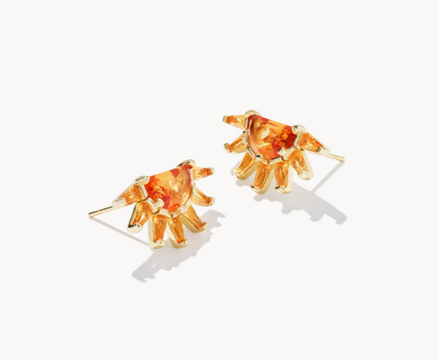 Kendra Scott Gold Tone Samantha Sun Studs