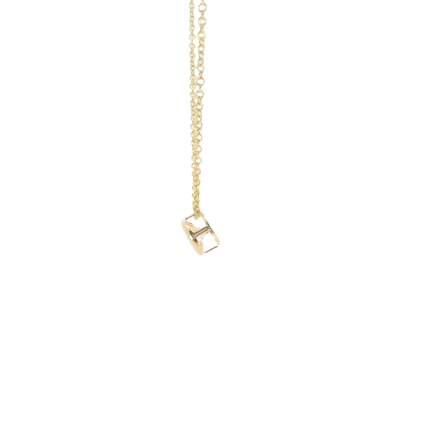 Lab Grown Bezel Set Diamond Necklace