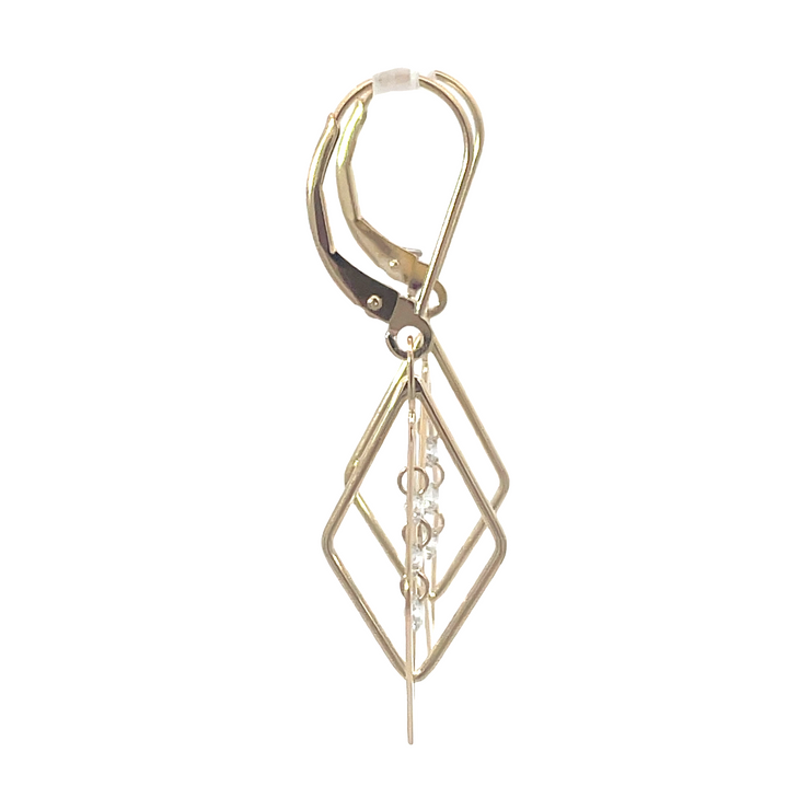 Diamonds Drop Earrings