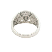 Dome Ring with Diamond Accent