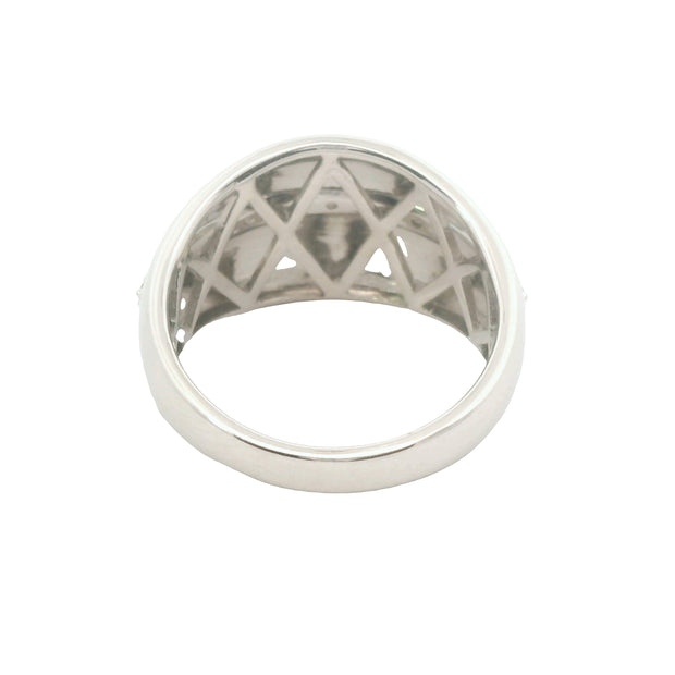 Dome Ring with Diamond Accent