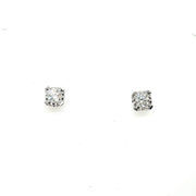 Diamond Solitaire Earrings