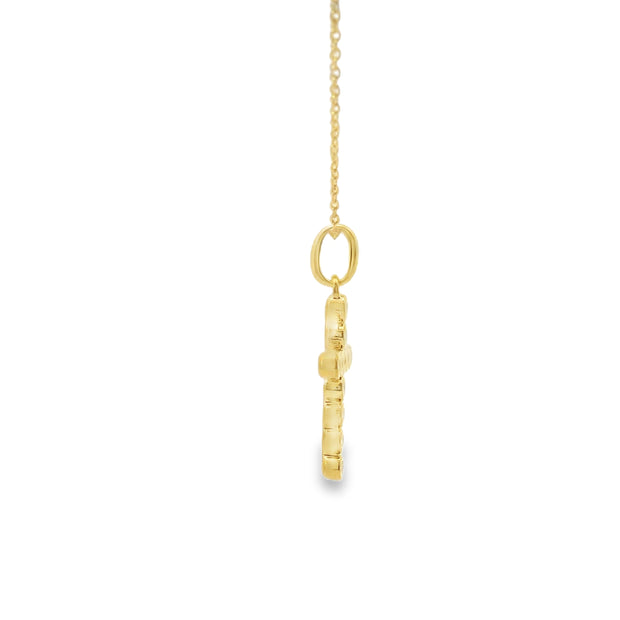 Bezel Cross Pendant
