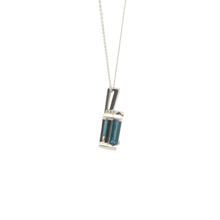 Blue Topaz Pendant
