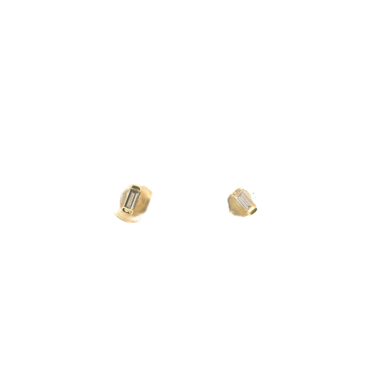 Baguette Diamond Studs