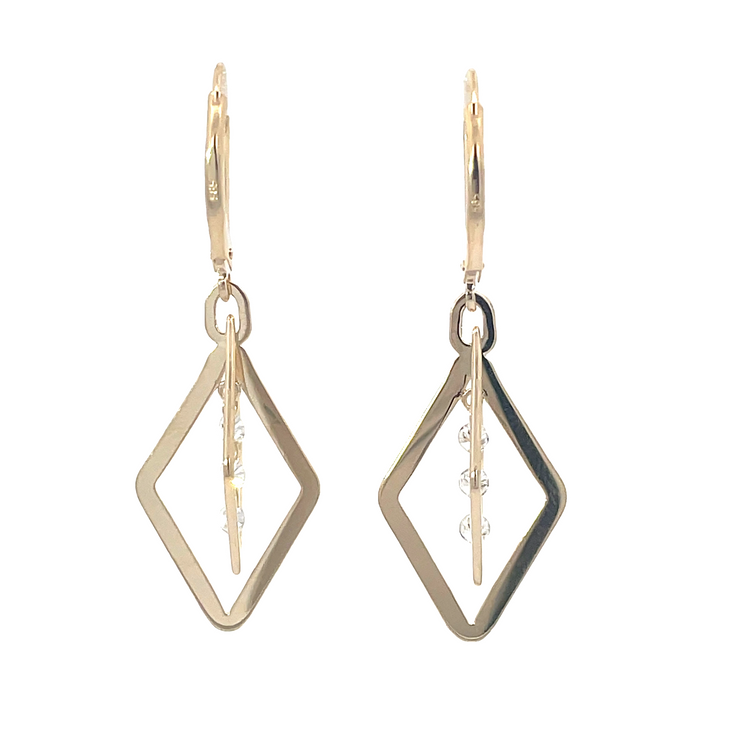 Diamonds Drop Earrings