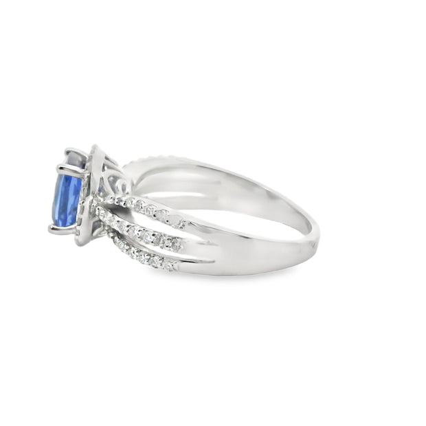 Tanzanite and Diamond Ring