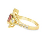 Pink Tourmaline Ring