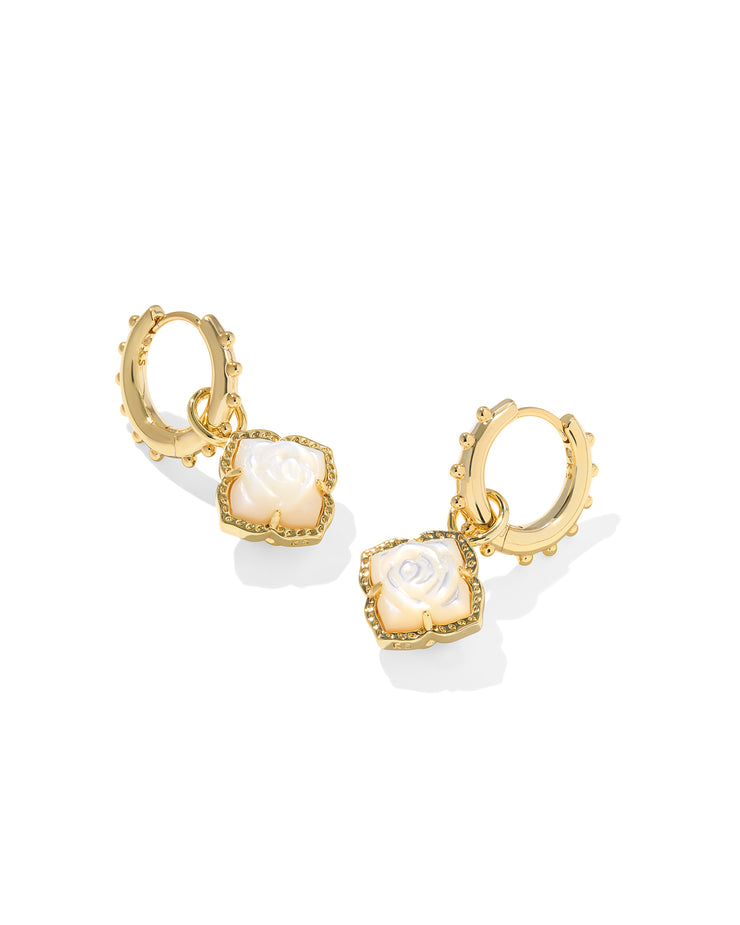 Kendra Scott Mallory Rose Huggie Earrings