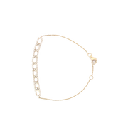 Yellow Gold Diamond Chain Bracelet