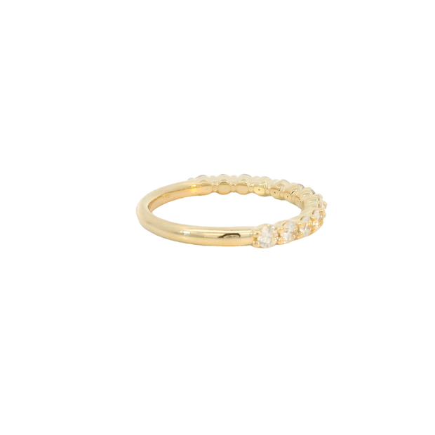 Yellow Gold Diamond Band