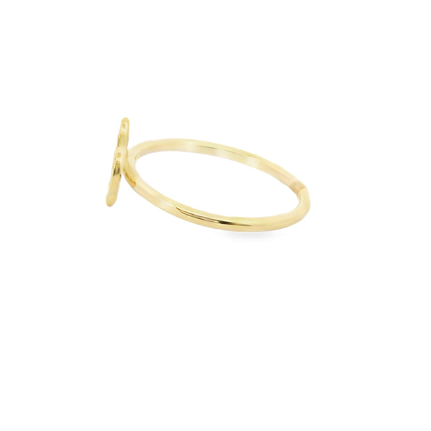 Diamond Pave Clover Ring