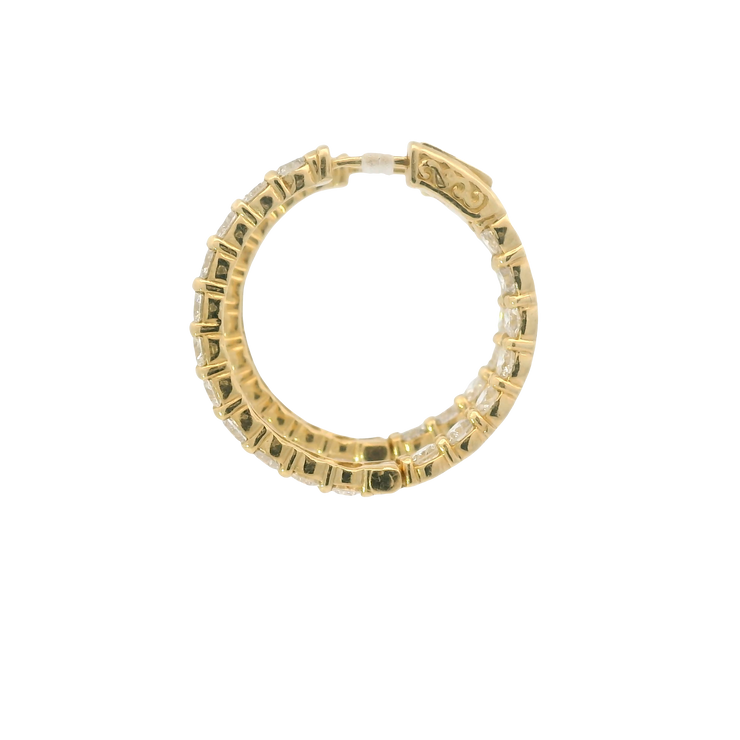 5.10 tw Diamonds Hoops