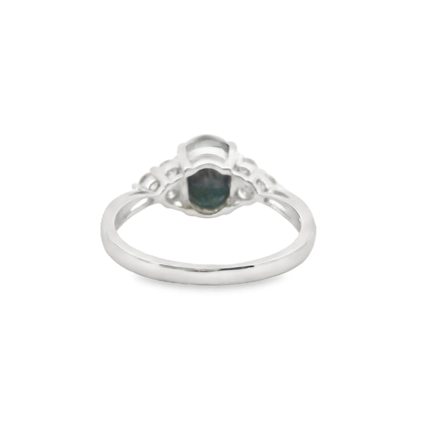 Sapphire and Diamond Ring