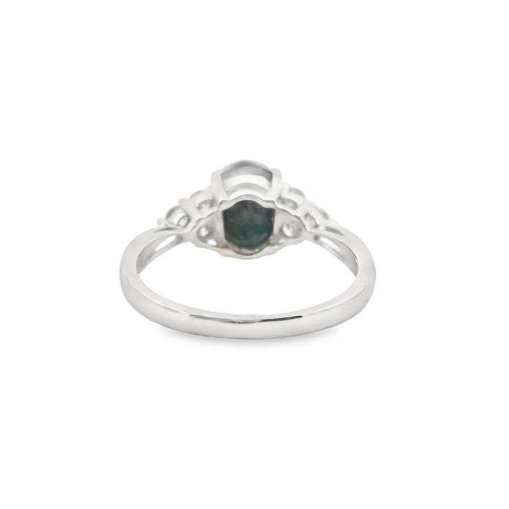 Sapphire and Diamond Ring