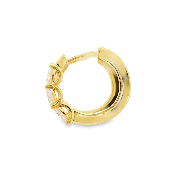 Lab Grown Diamond Huggies