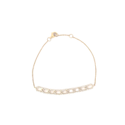 Yellow Gold Diamond Chain Bracelet