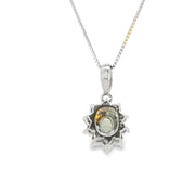 Alexandrite and Diamond Necklace