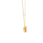 Citrine Heart Pendant