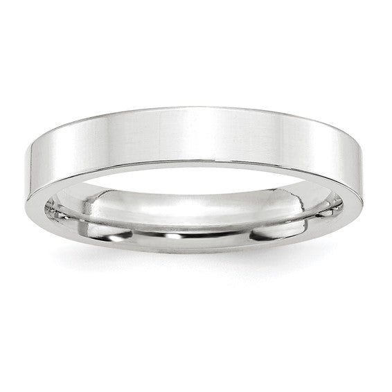 6mm White Gold Band