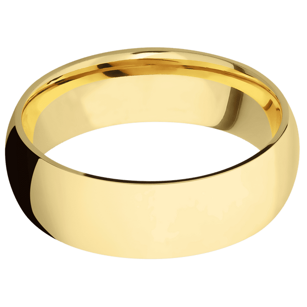 22K Yellow Gold + Polish Finish