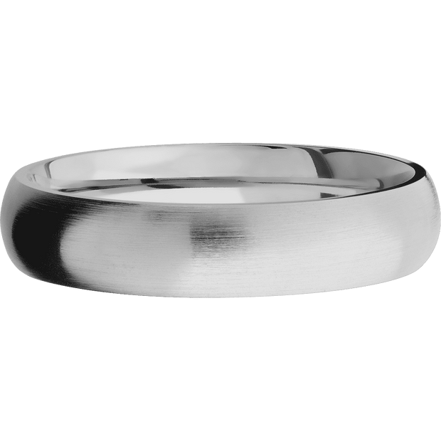 14K White Gold + Satin Finish