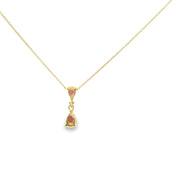 Ruby and Diamond Pendant