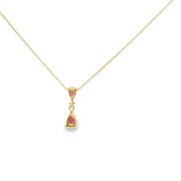 Ruby and Diamond Pendant