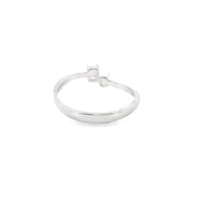 Two Stone Wave Ring