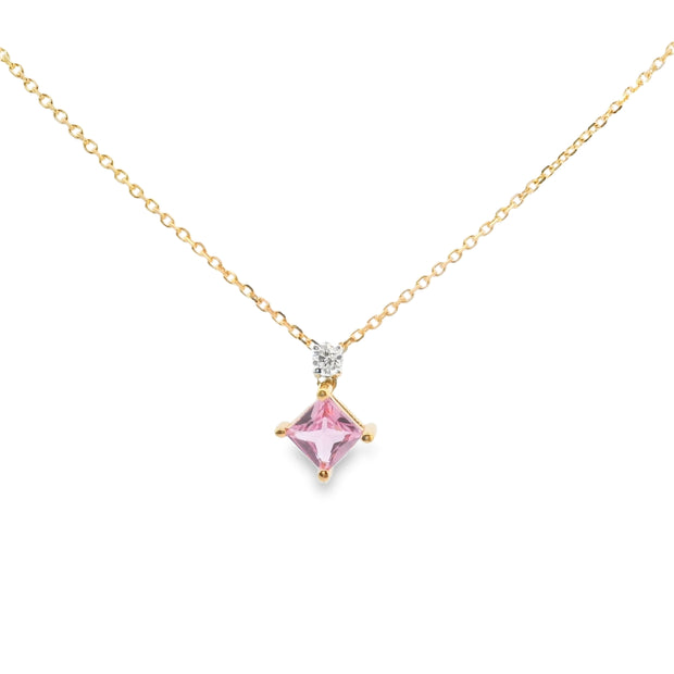 Pink Sapphire Pendant