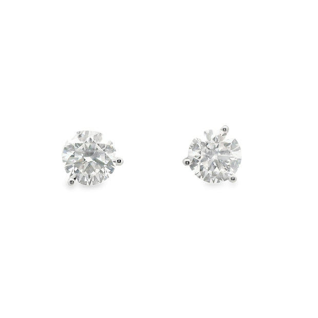 3.04 ct tw Lab Grown Diamonds Studs