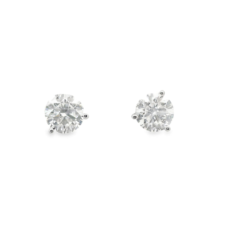 3.04 ct tw Lab Grown Diamonds Studs