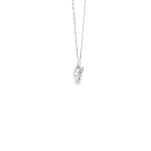 Petite Diamond Heart Pendant