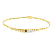 Sapphire and Diamond Bracelet