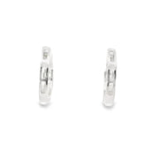Emerald Cut Diamond Huggies