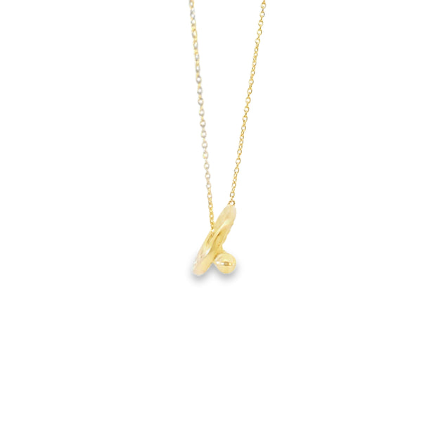 Diamond Pave Toggle Pendant