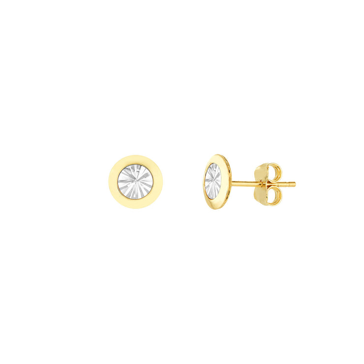 Diamond Cut Studs