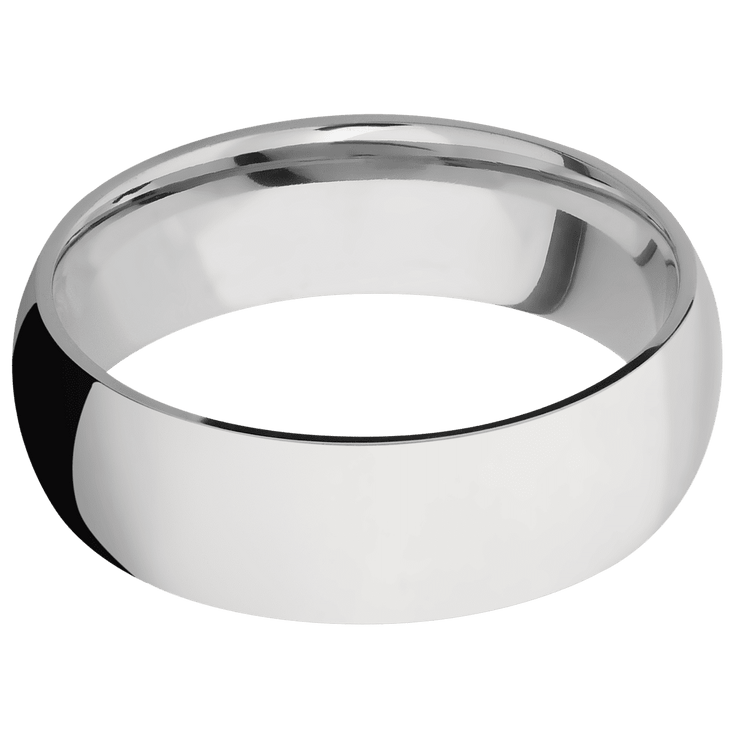 Palladium Silver + Polish Finish