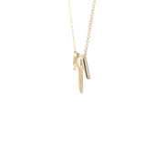 Yellow Gold Diamond Statement Necklace
